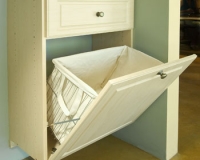 Slanted-Laundry-Basket-on-Antique-White-Hamper-Door-in-Raised-Panel