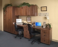 Warm-Cognac-Double-Hall-Office-in-Raised-Panel