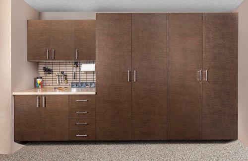Bronze Garage Cabinets