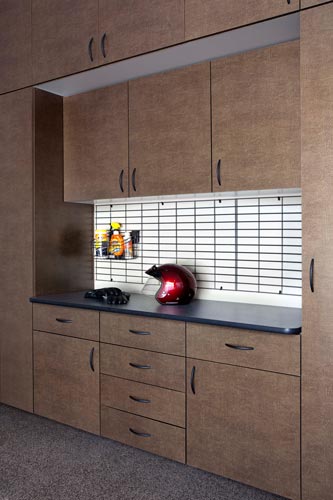 Bronze Garage Cabinets