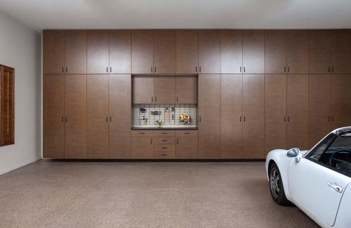 Bronze Garage Cabinets