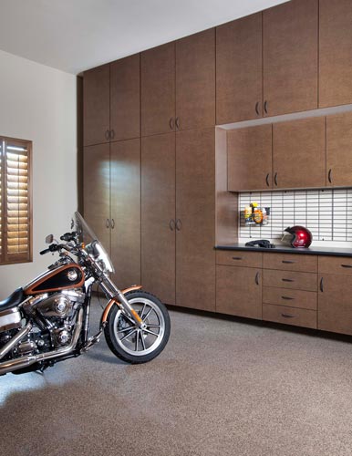 Bronze Garage Cabinets