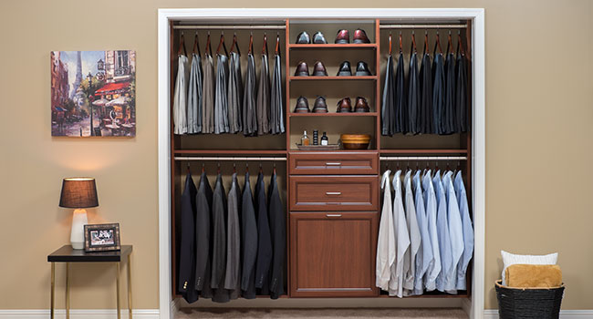 closet organization is key