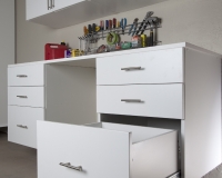 White-Workbench-with-Drawers-Open